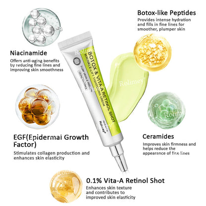 🍈Made and shipped from Australia 💫Rolimey® Botox & Vita-A Retinol Shot Wrinkle-Lift Tightening cream - Last Day Promotion 70% OFF