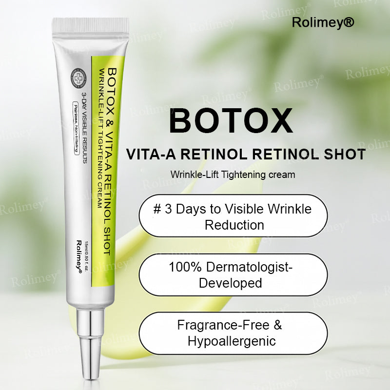 🍈Made and shipped from Australia 💫Rolimey® Botox & Vita-A Retinol Shot Wrinkle-Lift Tightening cream - Last Day Promotion 70% OFF