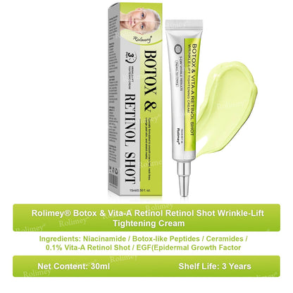 🍈Made and shipped from Australia 💫Rolimey® Botox & Vita-A Retinol Shot Wrinkle-Lift Tightening cream - Last Day Promotion 70% OFF