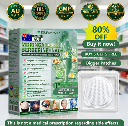 🧑‍⚕️𝑶𝒇𝒇𝒊𝒄𝒊𝒂𝒍 𝑺𝒕𝒐𝒓𝒆  |🔥 DR.Fachmer®  𝑴𝒐𝒓𝒊𝒏𝒈𝗮 · 𝗕𝗲𝗿𝗯𝗲𝗿𝙞𝙣𝙚 × 𝙉𝘼𝐃+ 𝟏𝟎-𝐢𝐧-𝟏 𝗔𝗱𝘃𝗮𝗻𝗰𝙚𝙙 𝙉𝙖𝙣𝙤 𝙈𝙞𝙘𝙧𝙤𝙣𝙚𝙚𝐝𝐥𝐞 𝐏𝐚𝐭𝙘𝙝 (𝐉𝐮𝐬𝐭 𝐨𝐧𝐜𝐞 𝐚 𝐝𝐚𝐲, 𝐯𝐢𝐬𝐢𝐛𝐥𝐞 𝐜𝐡𝐚𝐧𝐠𝐞𝐬 𝐢𝐧 𝟕 𝐝𝐚𝐲𝐬） ✅ 𝐅𝐨𝐫 𝐨𝐛𝐞𝐬𝐢𝐭𝐲, 𝐜𝐚𝐫𝐝𝐢𝐨𝐯𝐚𝐬𝐜𝐮𝐥𝐚𝐫 𝐡𝐞𝐚𝐥𝐭𝐡, 𝐝𝐢𝐚𝐛𝐞𝐭𝐞𝐬, 𝐬𝐥𝐞𝐞𝐩 𝐚𝐩𝐧𝐞𝐚, 𝐆𝐮𝐭 𝐇𝐞𝐚𝐥𝐭𝐡, 𝐣𝐨𝐢𝐧𝐭 𝐢𝐬𝐬𝐮𝐞𝐬, 𝐚𝐧𝐝 𝐦𝐨𝐫𝐞