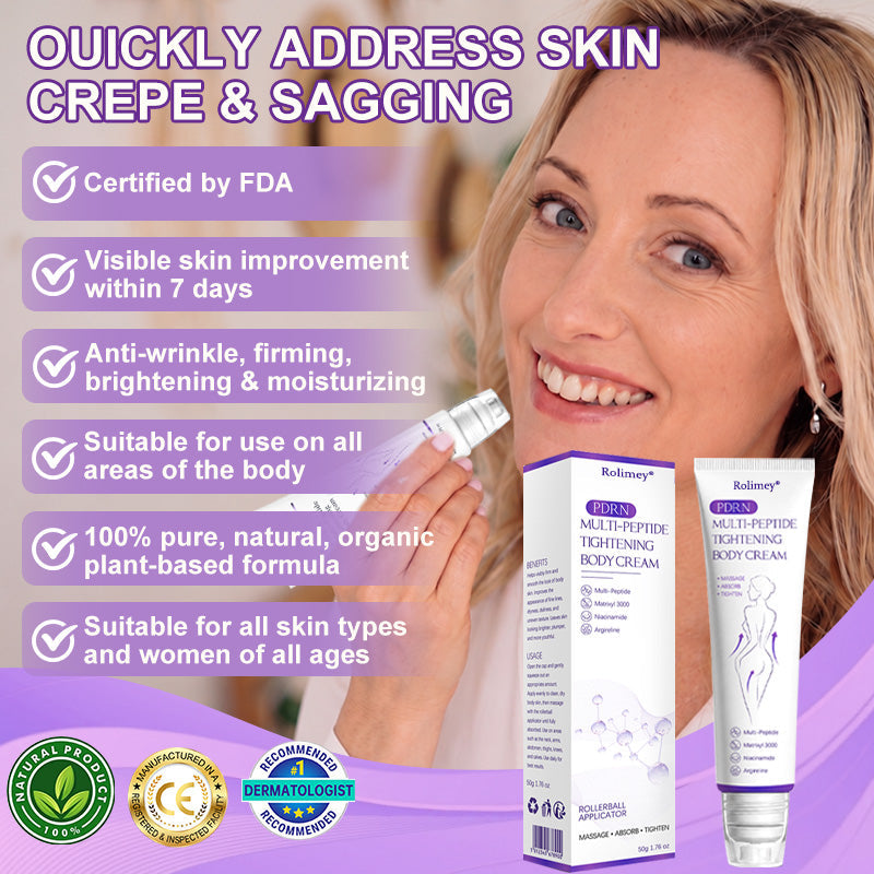 🔥Made and shipped from Australia 💫Rolimey® PDRN Multi-Peptide Massaging Roller Cream - Anti-aging, Hydrating, Skin Firming & Lifting, Skin Repair, Even Tone, Acne and Dark Spot Treatment, Wart and Mole Removal, and Psoriasis Relief.