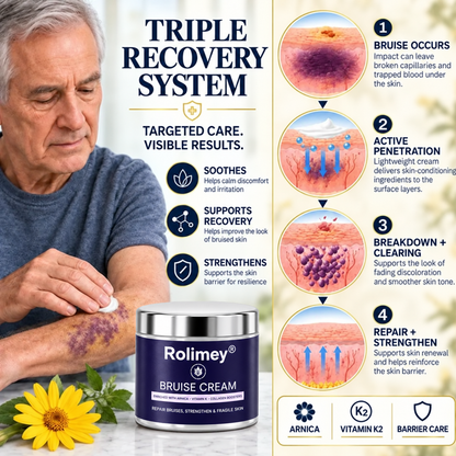 🇦🇺🌟👩‍⚕️Rolimey® BruiseRepair & Skin-Strengthening Cream-Advanced daily care forbruise-prone skin