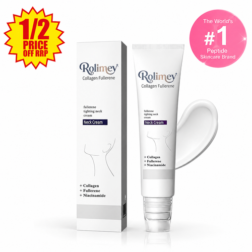 🎁Made and shipped from Australia 💫Rolimey® Collagen Fullerene Cream, Rolimey Collagen Cream with Collagen Peptides, 2026 New Tighten & Lift Cream for Crepey Skin, Wrinkles and Tightening for Skin Types