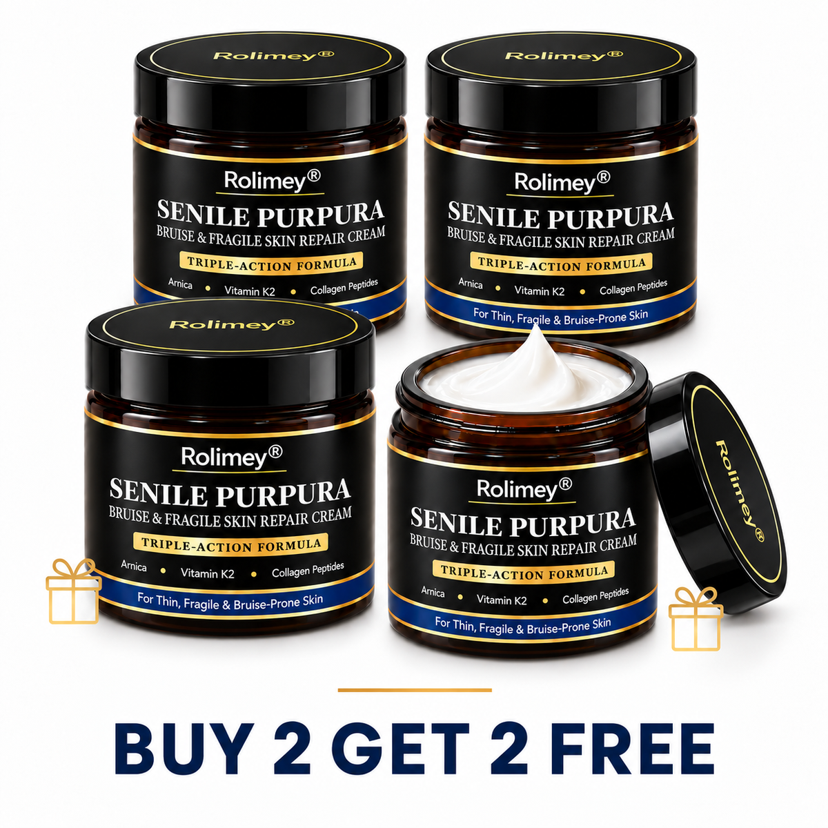🇦🇺🎁👩‍⚕️Rolimey® BruiseRepair & Skin-Strengthening Cream-Advanced daily care forbruise-prone skin