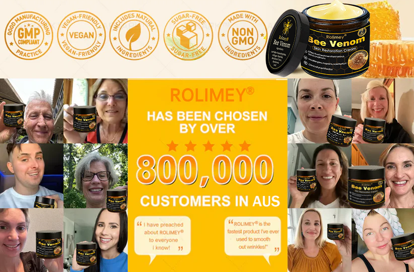 🔥Latest model Rolimey® Bee venom Max Comprehensive Cream - Repair level increased by 65% 🔥 LAST DAY 80% OFF