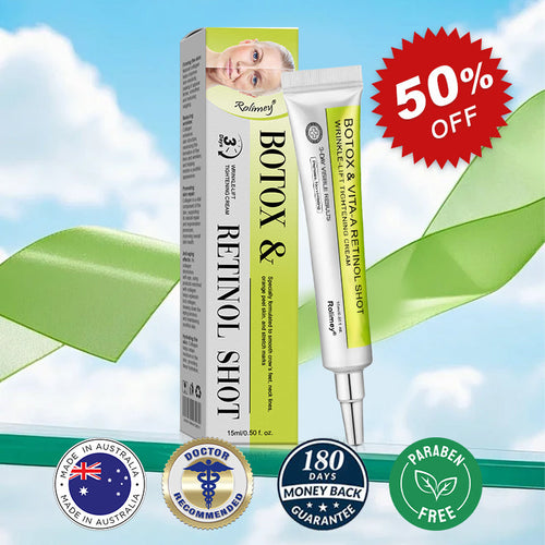 🍈Made and shipped from Australia 💫Rolimey® Botox & Vita-A Retinol Shot Wrinkle-Lift Tightening cream - Last Day Promotion 70% OFF